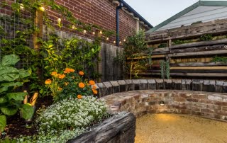 Newcastle inner city small backyard design
