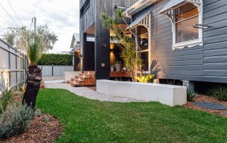Newcastle The Junction backyard garden path