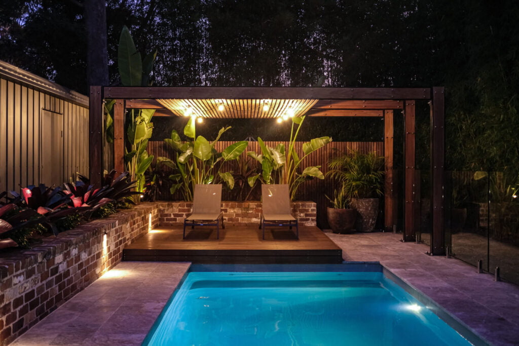 Broadmeadow pool backyard